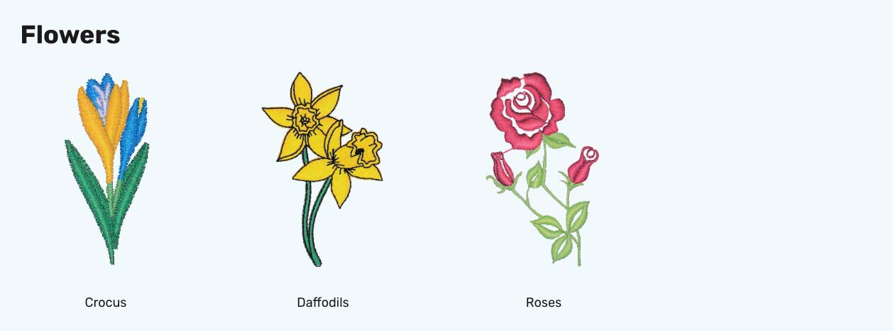 Flower symbols